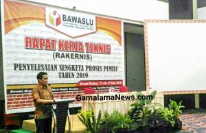 Bawaslu Malut Gelar Rakernis Penyelesaian Sengketa Pemilu 2019