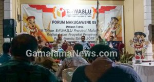 Peringati 6 Tahun, Bawaslu gelar Diskusi Makugawene 05, Refleksi & Proyeksi Pengawasan pada Pemilu 2019