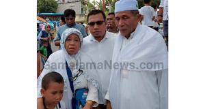 449 Jamah Haji kloter 7 tiba di Ternate, Disambut Isak Tangis Keluarga