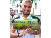 Gambar di Pelepah Pisang Hebohkan Warga Wawama Morsel