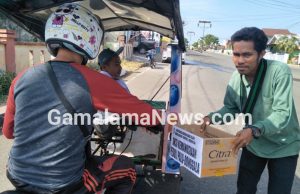 Hari Pertama Galang Dana, HMI Morotai Berhasil Kumpulkan 7 Juta Rupiah