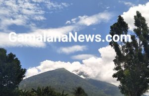 Gamalama Erupsi, PVMBG minta tetap Tenang