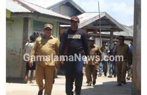 Bawaslu Malut dan Aliong Mus Monitoring Kawasan Desa PSU