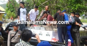 Hari Ini KPU Pulau Taliabu Distribusikan Logistik PSU ke 13 Desa