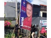 20 APK Calon Anggota Legislatif di Tertibkan Bawaslu Kota Ternate