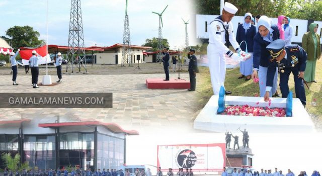 Peringati Hari Pahlawan, Lanud Morotai Gelar Upacara Di Tugu Trikora