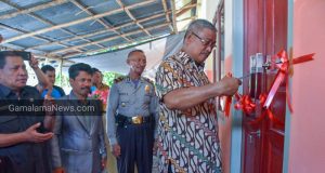 Kuker ke Oba Utara, Walikota Tidore Resmikan Gedung Serba Guna