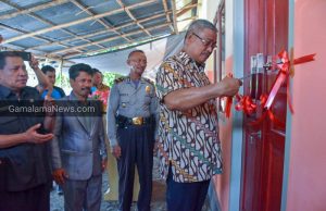 Kuker ke Oba Utara, Walikota Tidore Resmikan Gedung Serba Guna