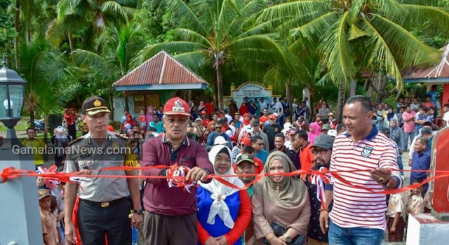Wali Kota dan Wawali, Resmikan Pembangunan Infrastruktur Kota Tidore Kepulauan Tahun 2018
