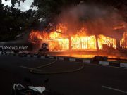 12 Lapak di Kelurahan Soasio Hangus Terbakar
