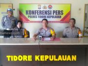 Polres Tidore Release Kinerja Akhir Tahun, Sejumlah Kasus Sudah Dituntaskan