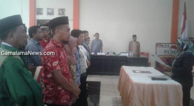 Penambahan Dua PPK se-Halbar di KPU Resmi Dilantik