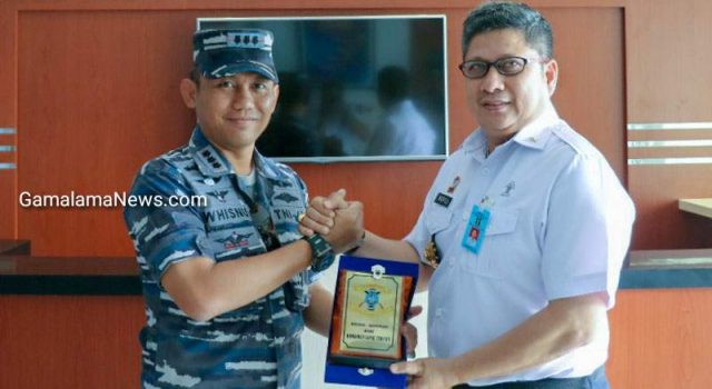 Kakanwil Malut Sambut Kunjungan Danlanal