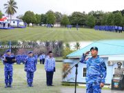 Lanud Leo Wattimena Gelar Upacara di Lapangan Sapta Marga