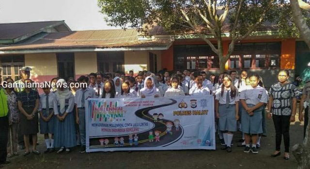 Sasar Kaum Muda, Satlantas Polres Halut Gelar Sosialisasi Pelaksanaan Milenial Safety Festival 2019
