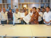 Penandatanganan Nota Kesepahaman Bersama antara PT Akses Prima Indonesia dengan PT Kie Raha Mandiri Persada, Provinsi Maluku Utara