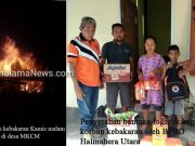 Hubungan Arus Pendek, Satu Rumah Ludes Dilalap Si Jago Merah