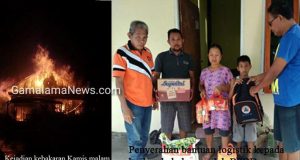 Hubungan Arus Pendek, Satu Rumah Ludes Dilalap Si Jago Merah