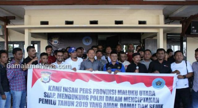 Dir Intelkam Polda Malut Gelar Diskusi Pemilu Damai bersama Insan Pers