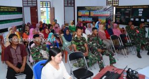 Satgas TMMD ke 104 Kodim 1508 Tobelo Gelar Penyuluhan Kesehatan