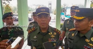 Pangdam XVI Pattimura Kuker ke Mako Yonif RK 732 Banau