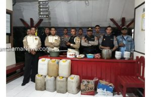 Penghisap Lem Eha Bond dan 175 Liter Cap Tikus Diamankan Polsek Tobelo