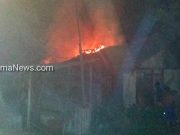 Diduga Karena Lalai, Dapur Sebuah Rumah Di Wosia Habis Dilalap Api