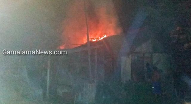 Diduga Karena Lalai, Dapur Sebuah Rumah Di Wosia Habis Dilalap Api