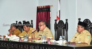 Sekda Tidore Pimpin Rapat Penyusunan Renja Pemkot Tikep 2020