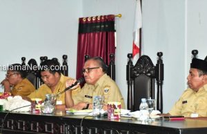 Sekda Tidore Pimpin Rapat Penyusunan Renja Pemkot Tikep 2020