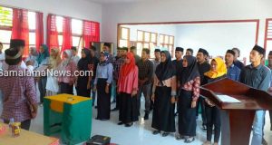 Panwascam Tidore Timur Lantik 28 Pengawas PTPS