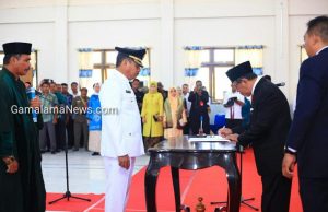 Ir. Muhdin Resmi Jadi Bupati Haltim