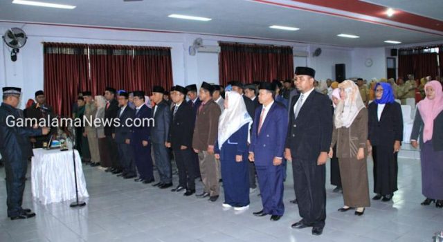 Pelantikan Pejabat Administrator dan Pengawas di lingkup Pemerintah Kota Tidore Kepulauan