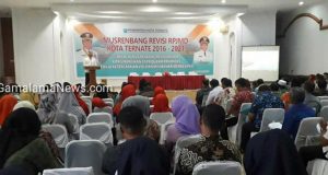 Ini Kata Wali Kota Ternate di Pembukaan Musrembang Revisi RPJMD Tahun 2016-2021