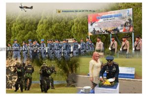 Peringati HUT TNI-AU Ke 73, Lanud Leo Wattimena Lakukan Sejumlah Atraksi MiliterĀ