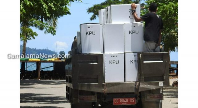Logistik Pemilu Mulai di Distribusi Oleh KPU Taliabu