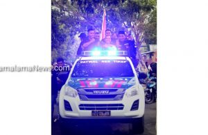 Gelar Apel Siaga Patroli, Ketua Bawaslu Tikep Bacakan Sambutan Ketua Bawaslu RI