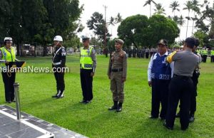 Keselamatan Kie Raha 2019, Polres Halut Gelar Apel Pasukan