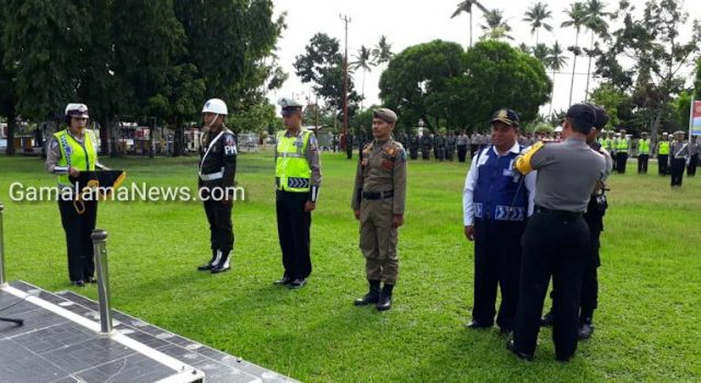 Keselamatan Kie Raha 2019, Polres Halut Gelar Apel Pasukan
