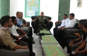 Kuker ke Kodim 1505/Tidore, Paban Wanwil III Ajak Semua Pihak Intens Lakukan Komunikasi