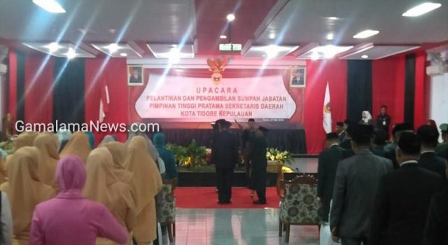 Asrul Sani Soleman Resmi Dilantik Jadi Sekda Tidore