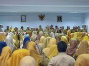 Hari Pertama Berkantor, Wali Kota Ternate Pimpin Apel Gabungan