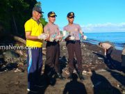 Sambut HUT Bhayangkara ke-73, Polres Ternate Gelar Bakti Lingkungan