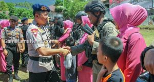 100 Personel Brimob Polda Malut BKO Polda Papua Tiba di Ternate