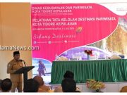 Dinas Kebudayaan dan Pariwisata Kota Tidore Kepulauan Menggelar Pelatihan Tata Kelola Destinasi Pariwisata