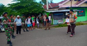 Kodim 1505/Tidore bersama Pramuka Galang Dana untuk Korban Gempa Halsel