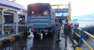 1 Unit Truk Dinas TNI AL, 7 Personil Serta Bantuan Kemanusiaan Dikerahkan ke Lokasi Gempa