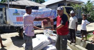 Hipmuindo Berbagi Kepedulian dengan Korban Gempa Halsel