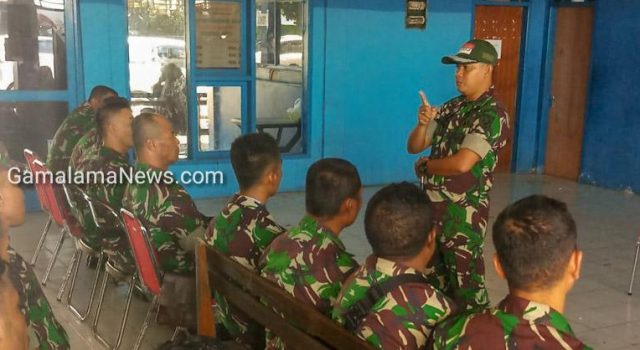 Dandim 1505/Tidore Sambut Kedatangan Satgas Ter BKO Kodam XVI/Pattimura di Galala