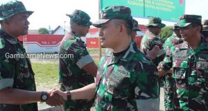 42 Personel Satgas BKO Persiapan Kodim Morotai, Disambut Dandim 1508/Tobelo